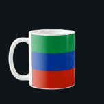 Caneca De Café Sinalizador Daguestan<br><div class="desc">Bandeira Patriótica do Daguestão.</div>