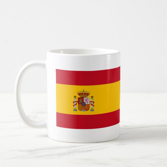 Caneca De Café Sinalizador de espanha (Esquerda)