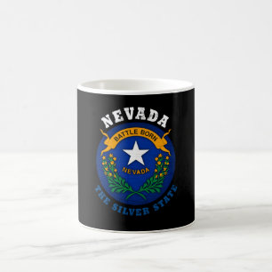 CANECA DE CAFÉ SINALIZADOR DE ESTADO DE PRATA NEVADA