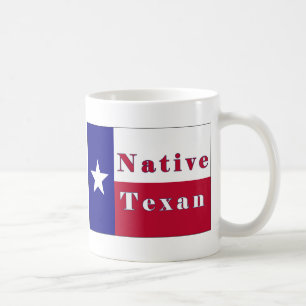 Caneca De Café Sinalizador de Estrela Única do Texano Nativo