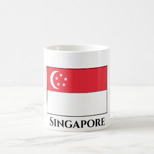 Caneca De Café Sinalizador de Singapura