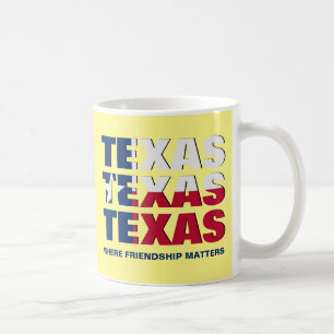 Caneca De Café SINALIZADOR DE TEXAS Patriótico Personalizado