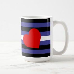Caneca De Café Sinalizador do Orgulho de Couro
