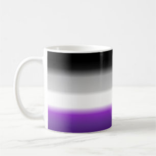 Caneca De Café Sinalizador do Orgulho de Gradação Asexual Ace: Fa