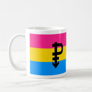 Caneca De Café Sinalizador do Orgulho Pansexual