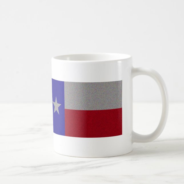 Caneca De Café Sinalizador do Texas Glittery (Direita)