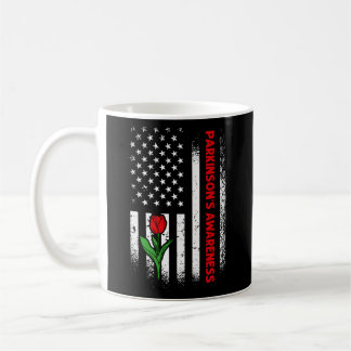 Caneca De Café Sinalizador Dos Eua Red Tulip Parkinson