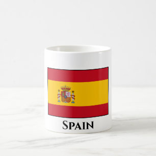 Caneca De Café Sinalizador Espanha (espanhol)