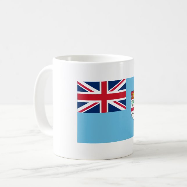 Caneca De Café Sinalizador Fiji (Frente Esquerda)