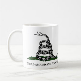 Caneca De Café Sinalizador Gadsden circula e descobre