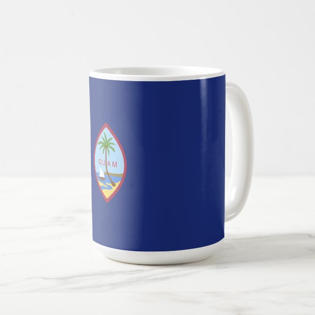 Caneca De Café Sinalizador Guam (Frente Esquerda)