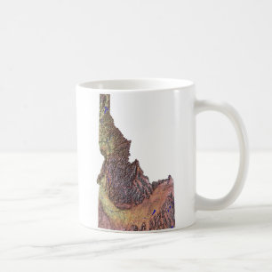 Caneca De Café Sinalizador Idahoan + Mug de Mapa
