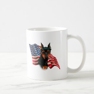Caneca De Café Sinalizador Miniatura Pinscher (preto)