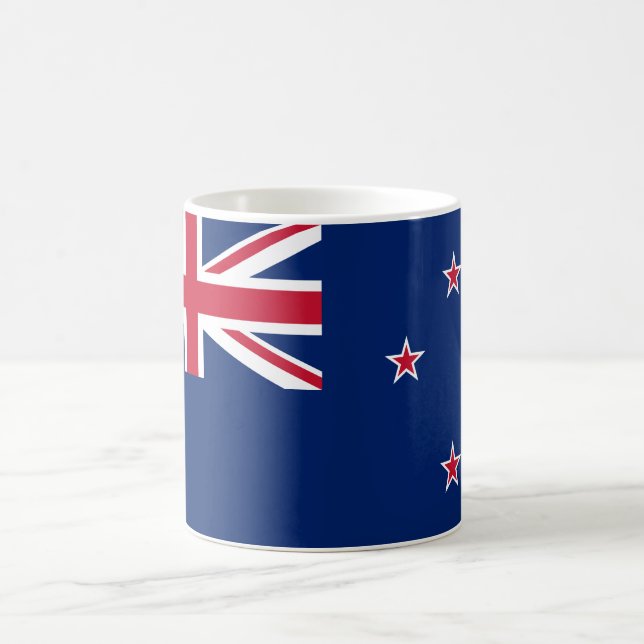 Caneca De Café Sinalizador Nova Zelândia (NZ) (Centro)