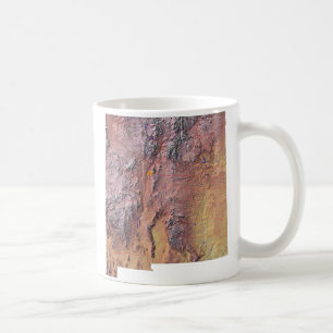Caneca De Café Sinalizador Novo México + Mug de Mapa