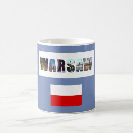 Caneca De Café Sinalizador Polônia de Varsóvia
