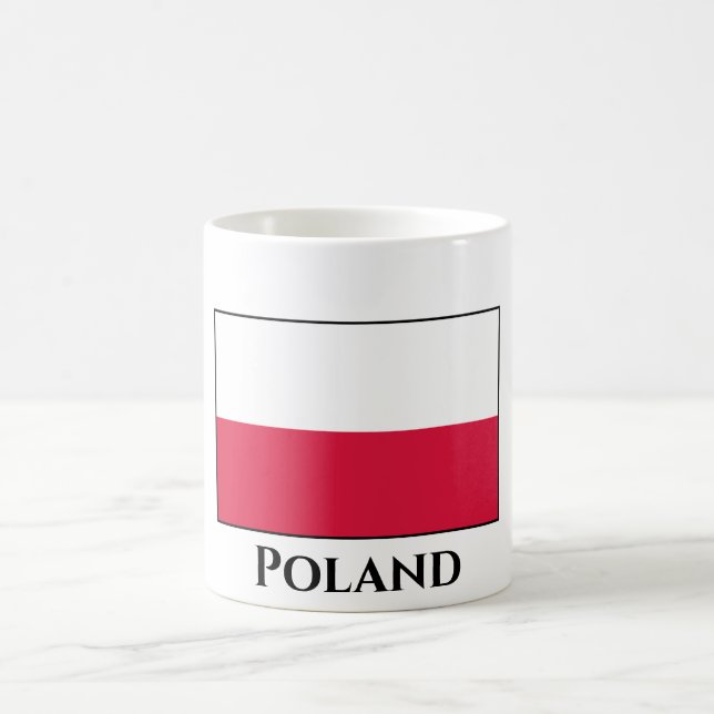 Caneca De Café Sinalizador Polônia (Polonês) (Centro)