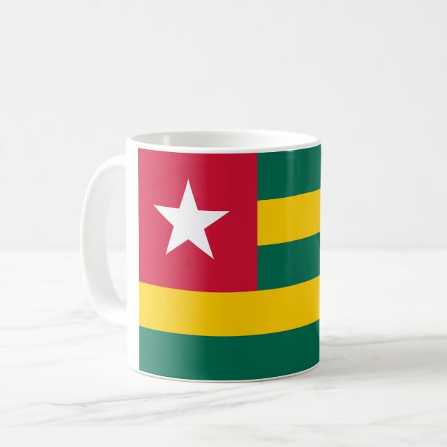 Caneca De Café Sinalizador Togo (Frente Esquerda)
