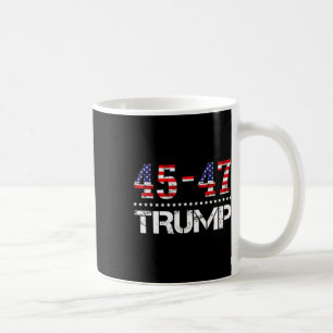 Caneca De Café Sinalizador Trump 2024 (em Byck) Pegue o América C