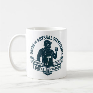 Caneca De Café Sindicato dos Esportes Abissais - Vinculados por C