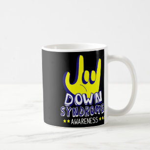 Caneca De Café Sindroma Sensibilização Eu Te Amo Sinal De Mão