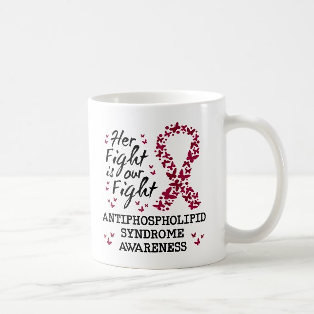 Caneca De Café Síndrome antifosfolípide Sensibilização (Direita)