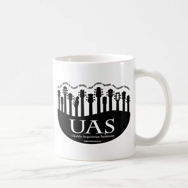 Caneca De Café Síndrome da aquisição do Ukulele (Direita)