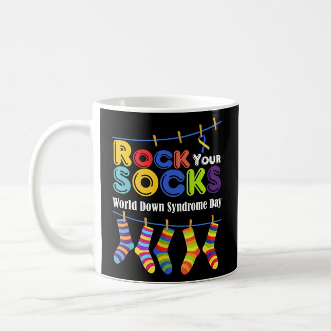 Caneca De Café Síndrome de Down para combater ideias de Canceres  (Esquerda)