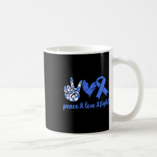 Caneca De Café Síndrome de Vômitos Cíclicos Fita Azul Paz Amor Fi
