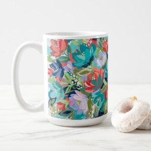 Caneca De Café Sinfonia de Jardim Vibrante