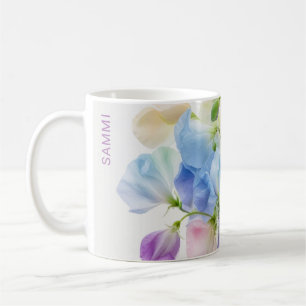 Caneca De Café Sinfonia de Pastel Sweet Pea