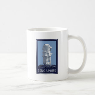 Caneca De Café Singapore Merlion
