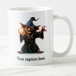 Caneca De Café Sinister Goblin Wizard Summoner