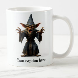 Caneca De Café Sinister Goblin Wizard Summoner