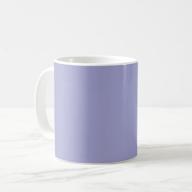 Caneca De Café Sino azul (cor sólida)  (Frente Esquerda)