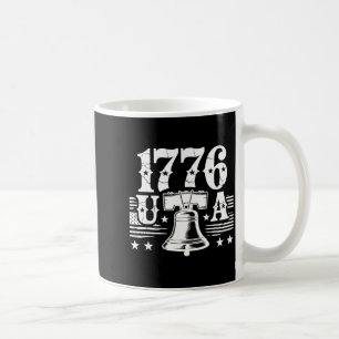 Caneca De Café sino de liberdade patriótico usa 1776