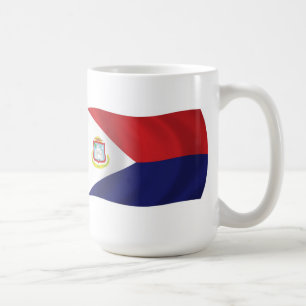 Caneca De Café Sint Maarten Flag Mug