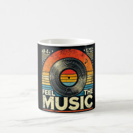 Caneca De Café sinta a música T-Shirt