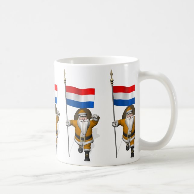 Caneca De Café Sinterklaas Com Sinal Dos Países Baixos (Direita)