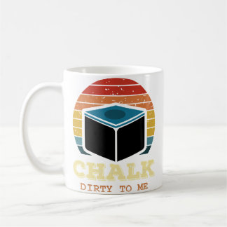 Caneca De Café Sinuca Bilhar Giz Engraçado Sujo Para Mim Giz de B