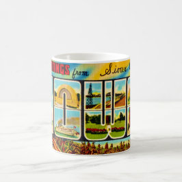 Caneca De Café  Sioux City IO Greetings Mug