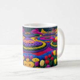 Caneca De Café Sip in Bloom - Jardim Floral