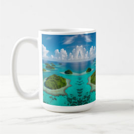 Caneca De Café "Sip into Paraíso: Arquipélago Tropical