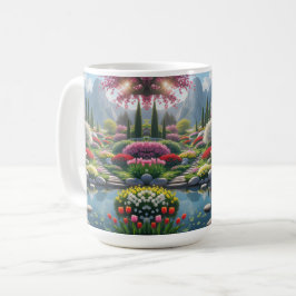 Caneca De Café Sip na Serenidade - Jardim Serene Mountain