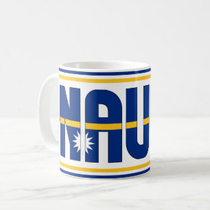 Caneca De Café Sippin' com Nauru Patriotic