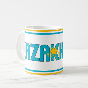 Caneca De Café "Sippin' com o Cazaquistão" Patriótico