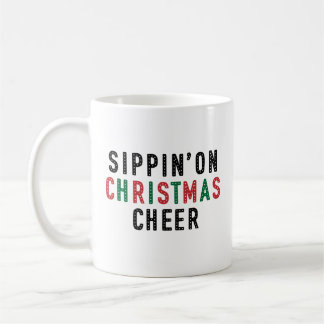 Caneca De Café Sippin' On Christmas Cheer