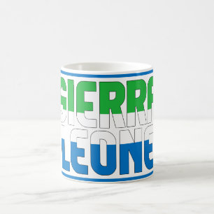 Caneca De Café "Sippin' with Sierra Leone" - Mug de café Patrióti