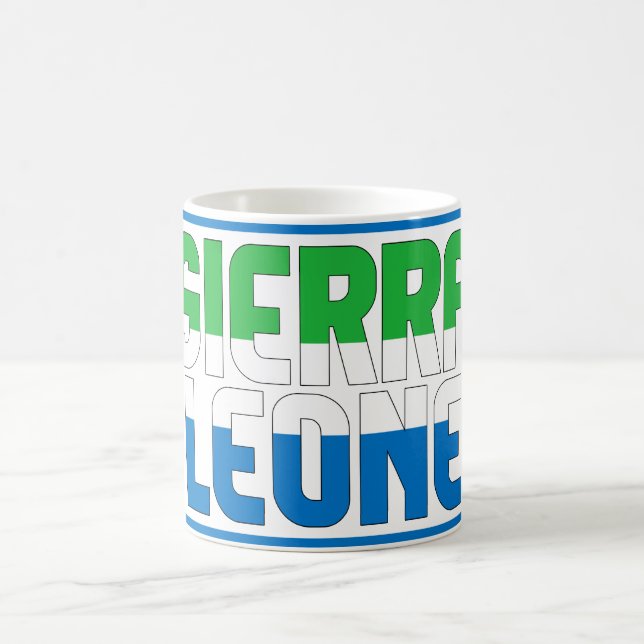 Caneca De Café "Sippin' with Sierra Leone" - Mug de café Patrióti (Centro)