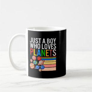 Caneca De Café Sistema de Astronomia Solar Apenas Um Menino Que A